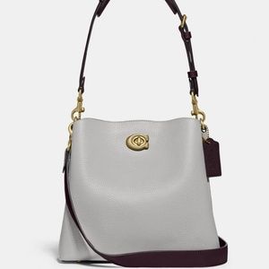 Coach Pebbled Leather Willow Bucket Bag